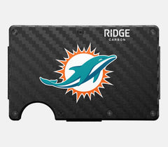 Ridge Wallet - Miami Dolphins - Carbon Fiber 3k