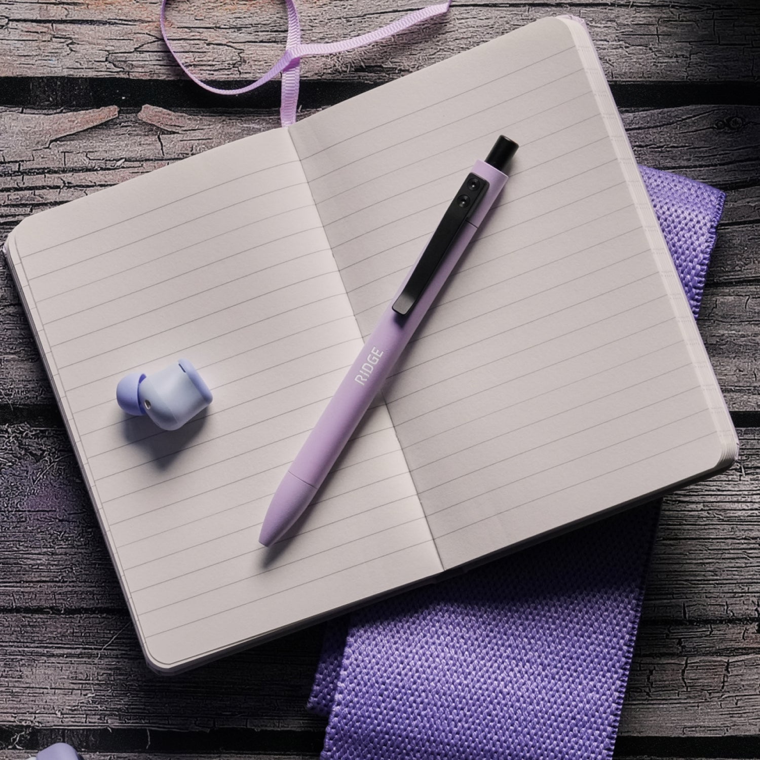Ridge Click Pen - Lavender