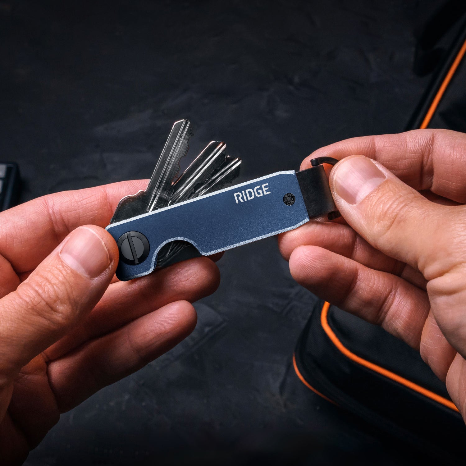 Ridge KeyCase - Alpine Navy
