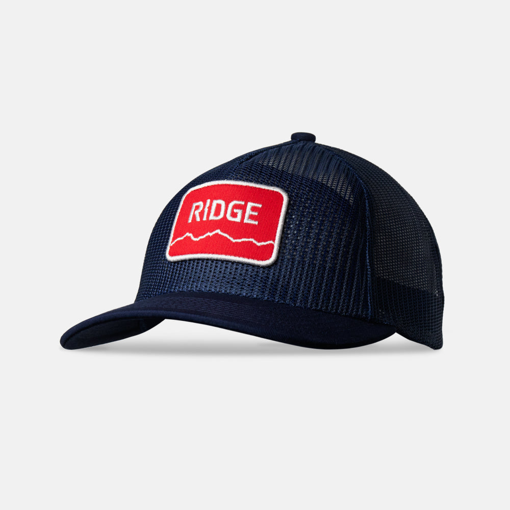 Ridge Mesh Snapback - Alpine Navy