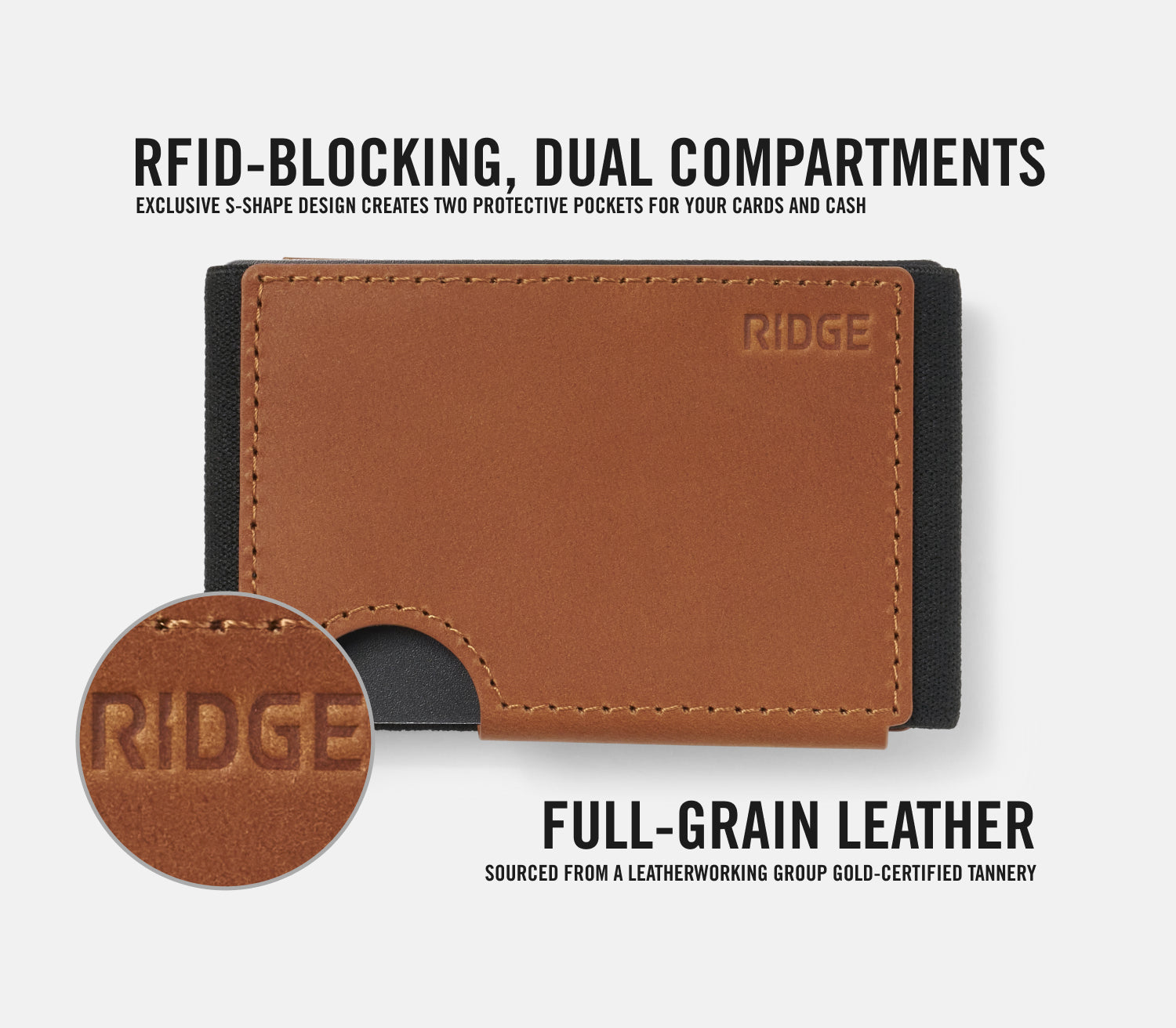Ridge Biflex - Tobacco Brown Leather