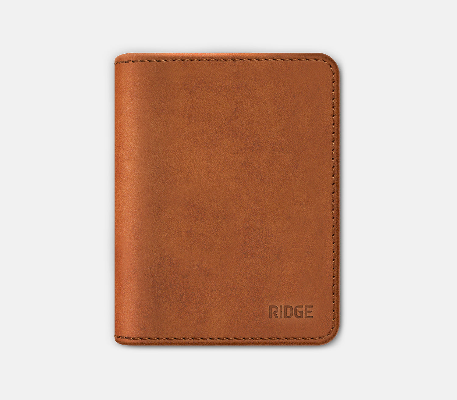 Ridge Bifold - Tobacco Brown Leather