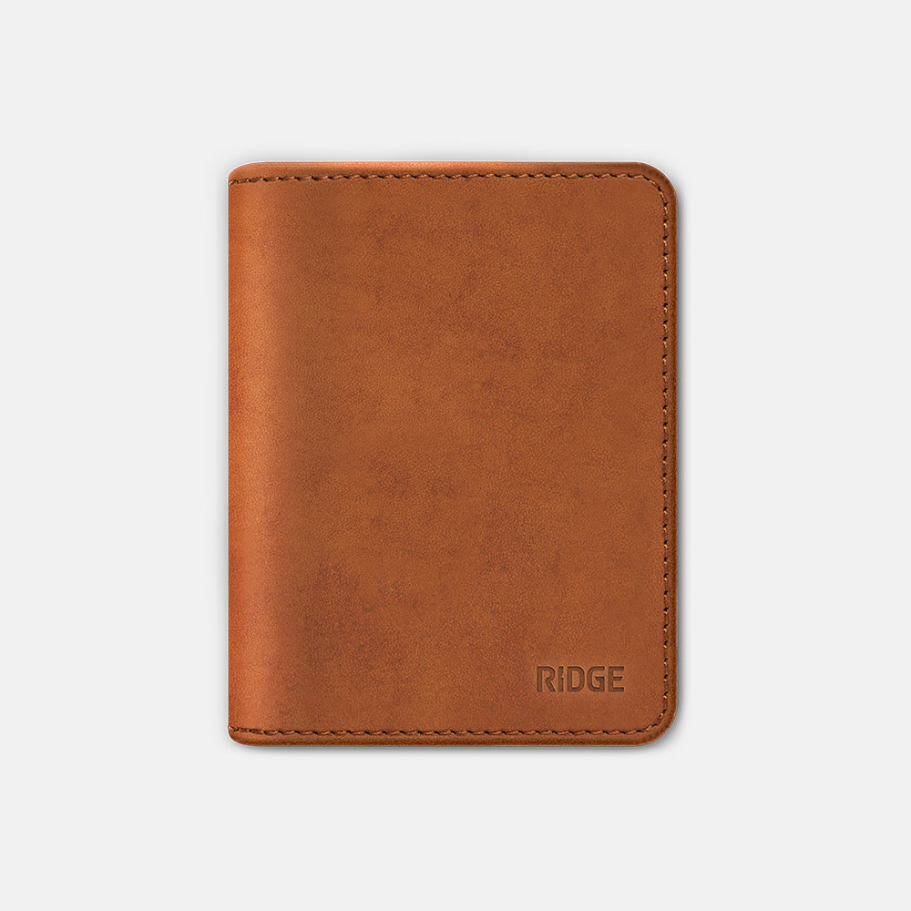 Ridge Bifold - Tobacco Brown Leather