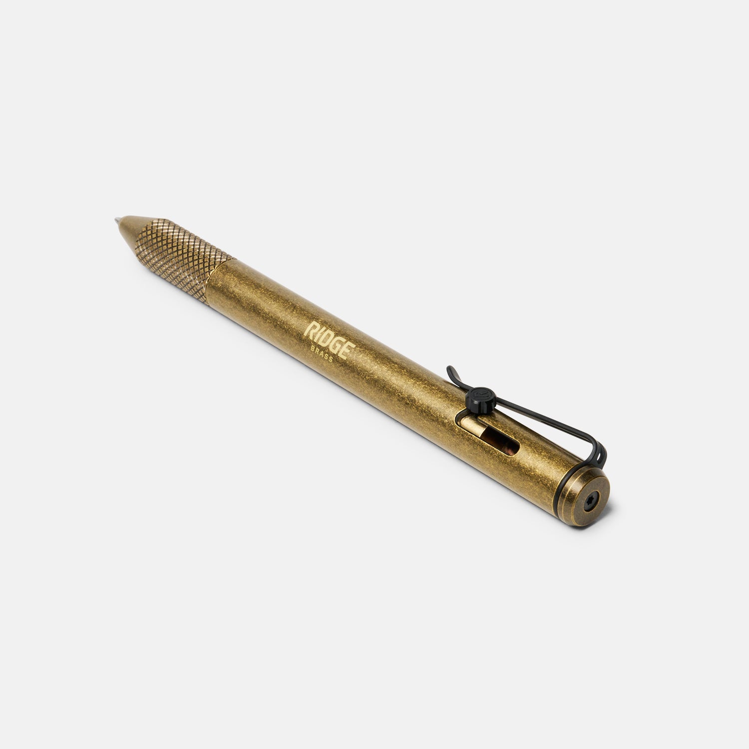 Ridge Bolt Action Pen - Brass