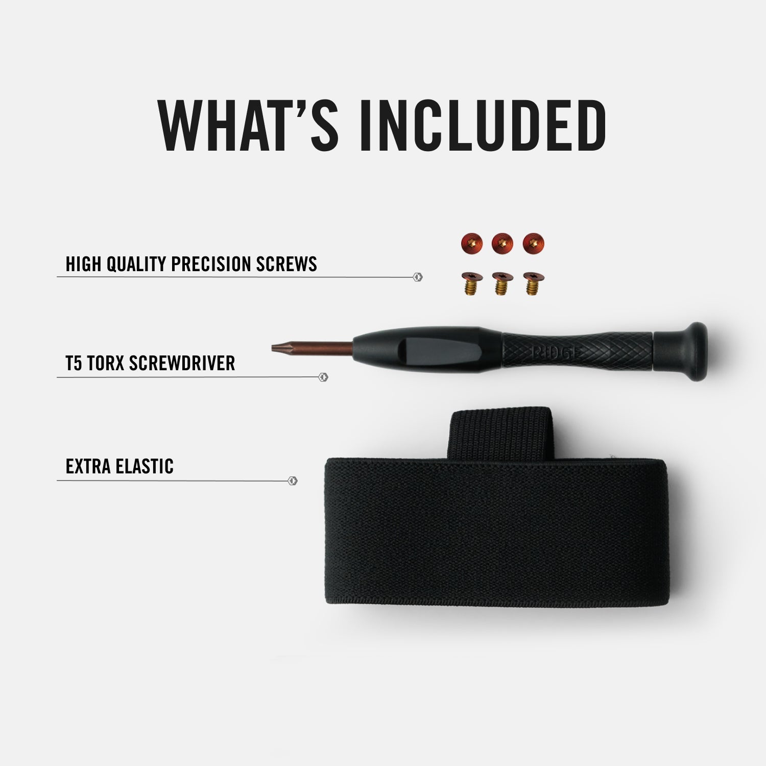 Screw Set - Blue Screws