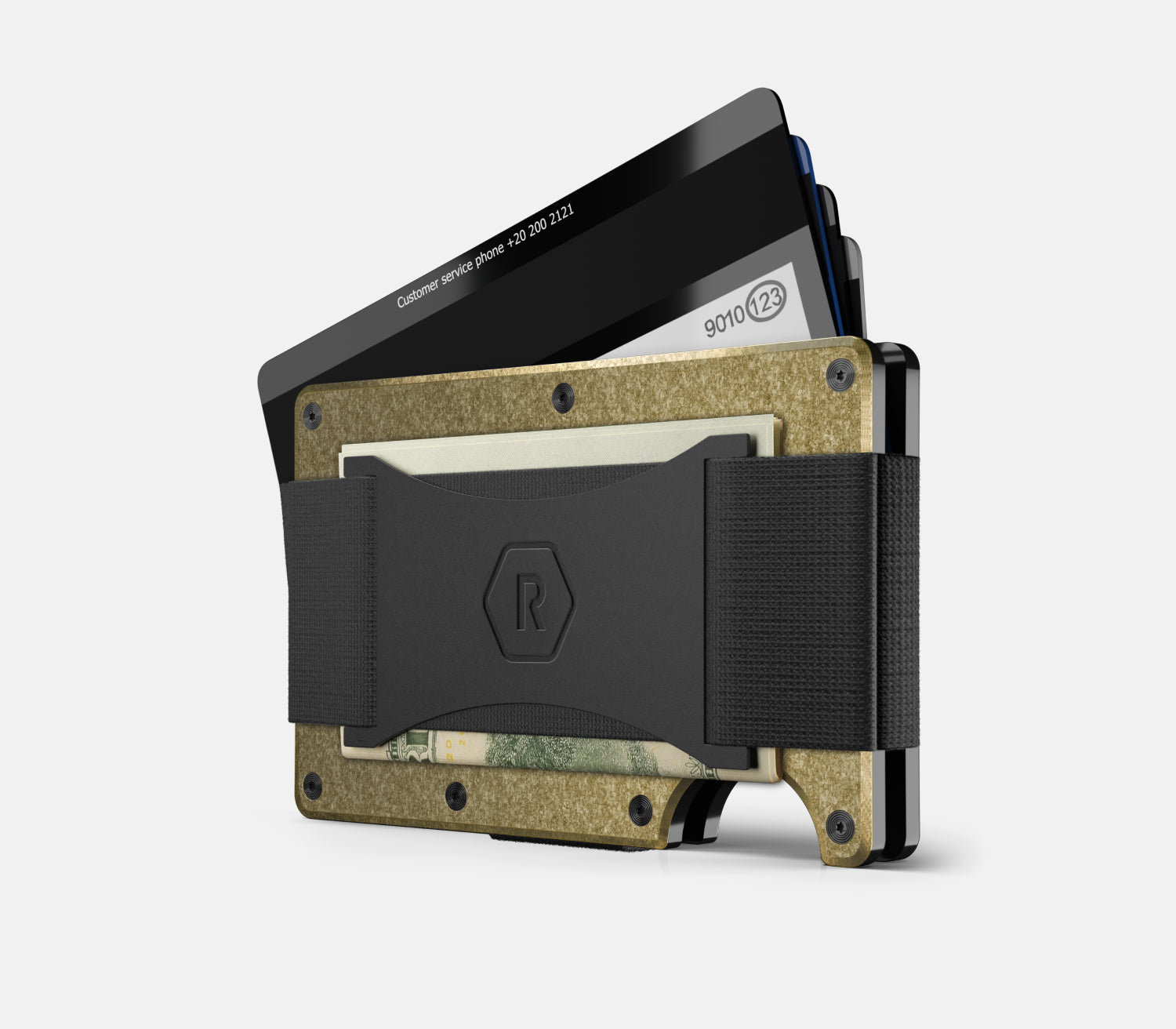 Ridge Wallet - Brass