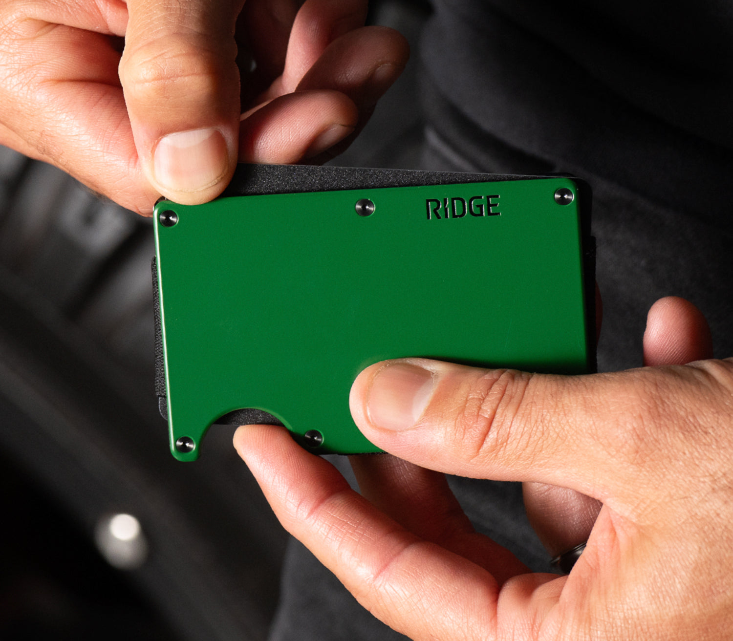 Ridge Wallet - British Racing Green