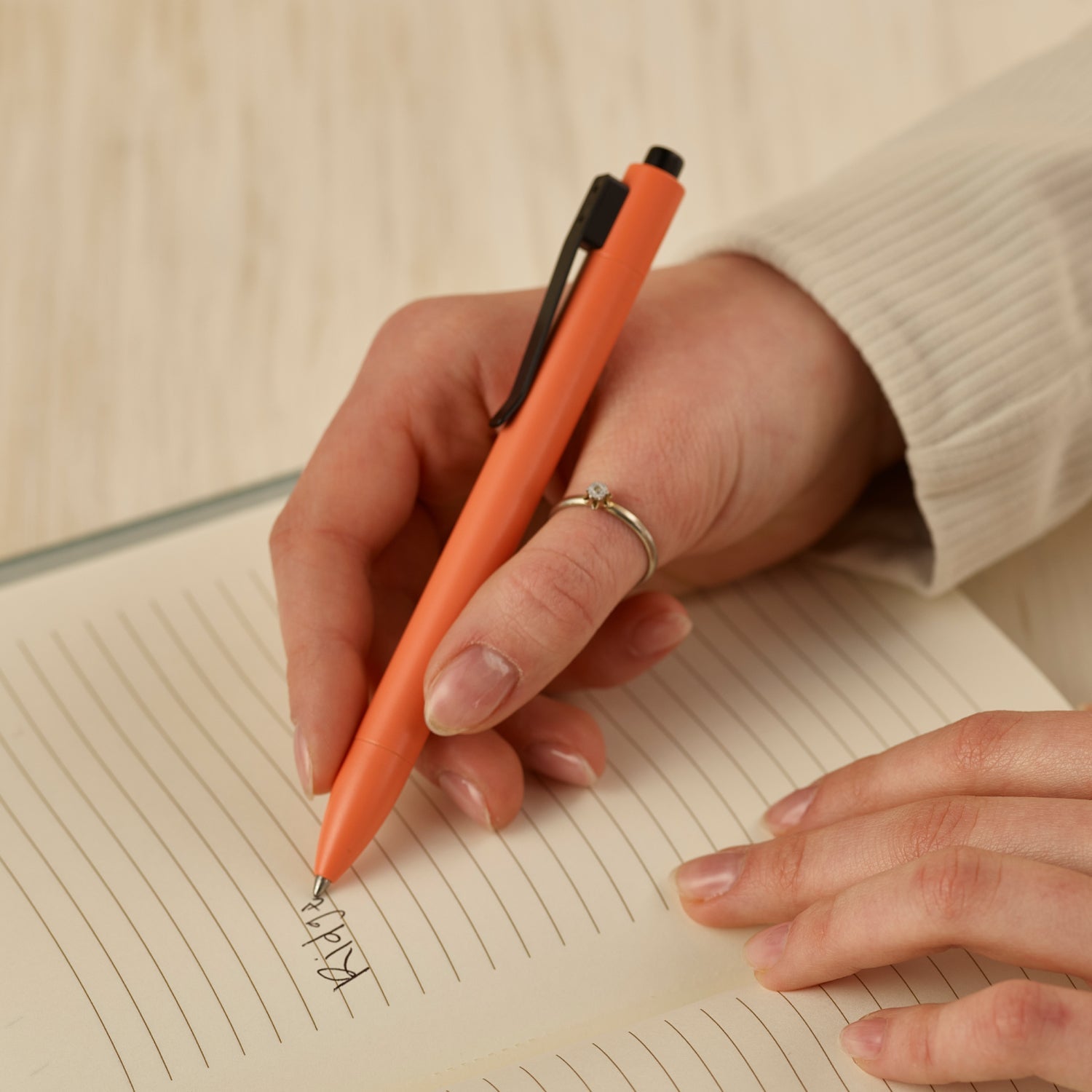 Ridge Click Pen - Just Peachy