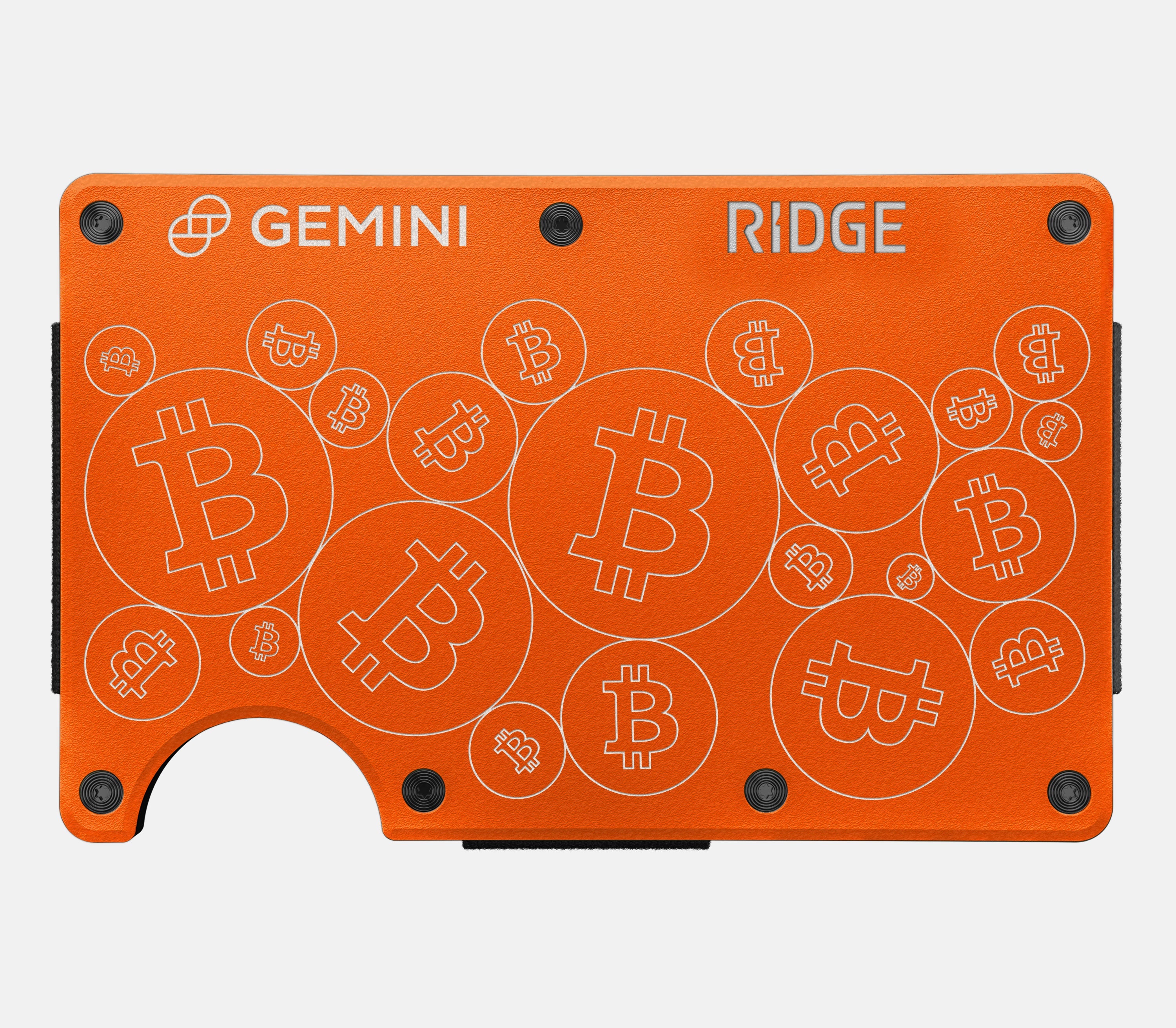 Ridge Wallet - Gemini BTC - Orange