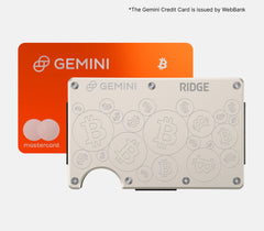 Ridge Wallet - Gemini BTC - White