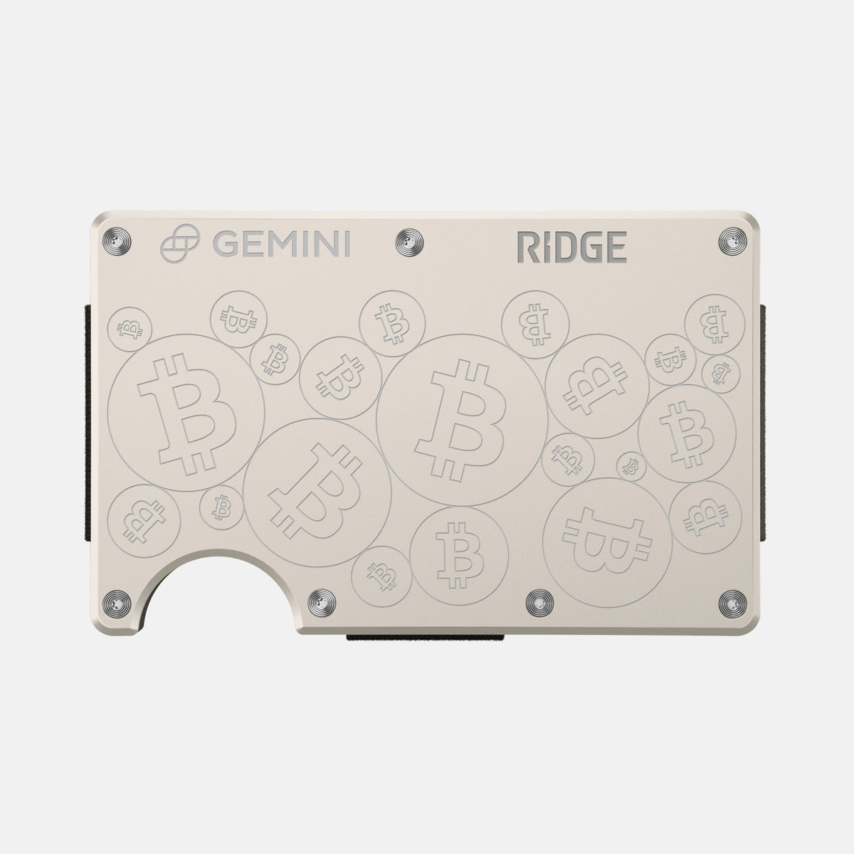 Ridge Wallet - Gemini BTC - White