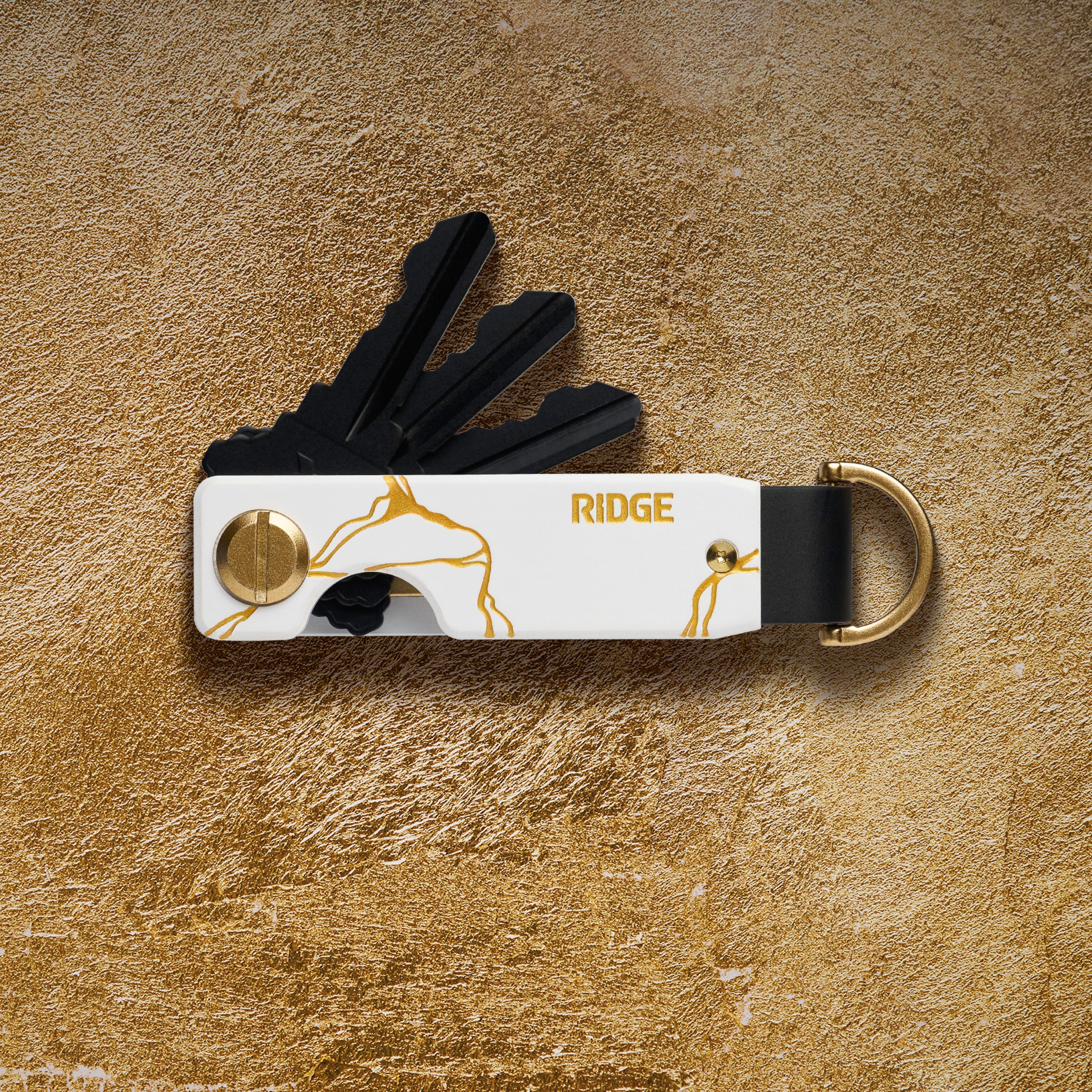 Ridge KeyCase - Kintsugi - White