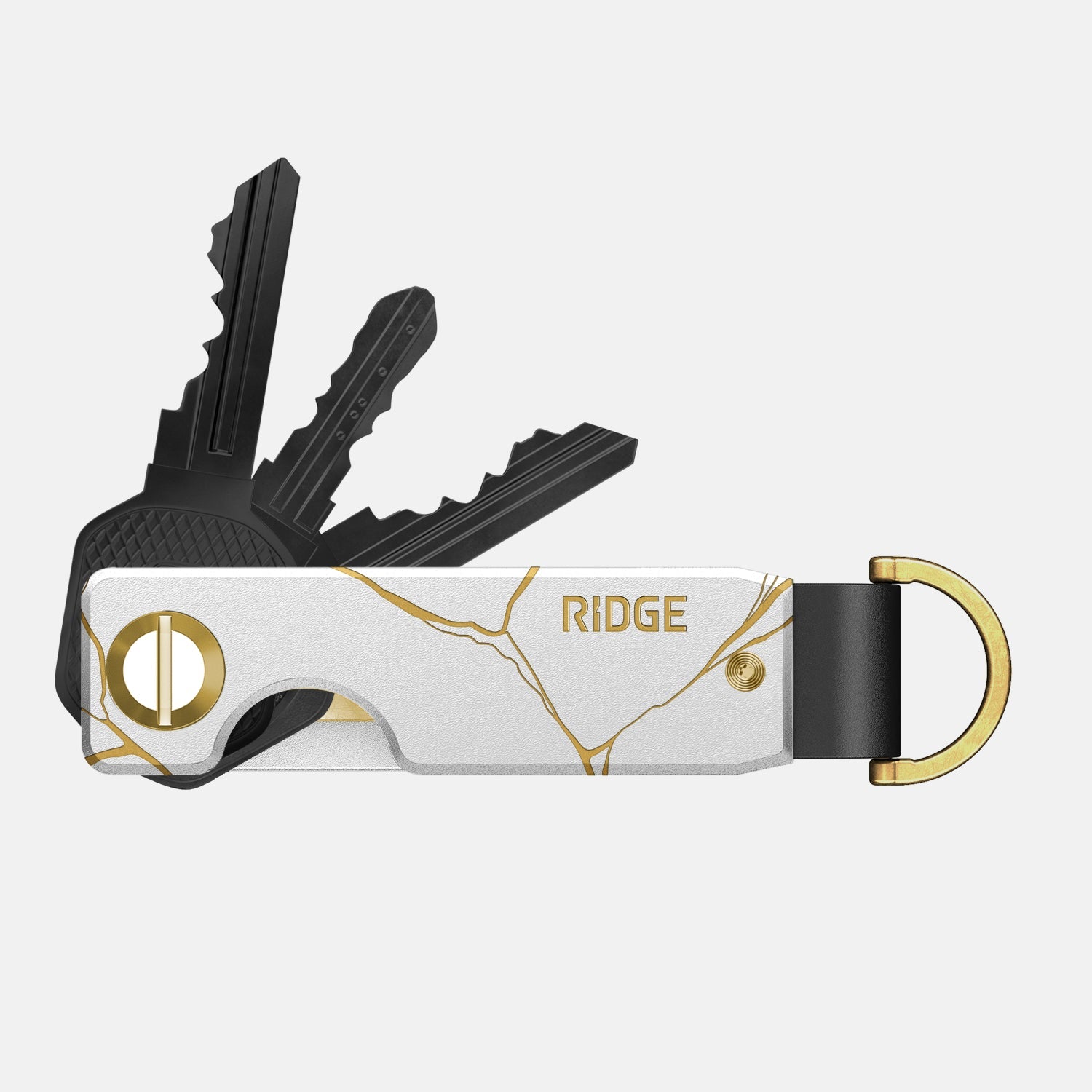 Ridge KeyCase - Kintsugi - White