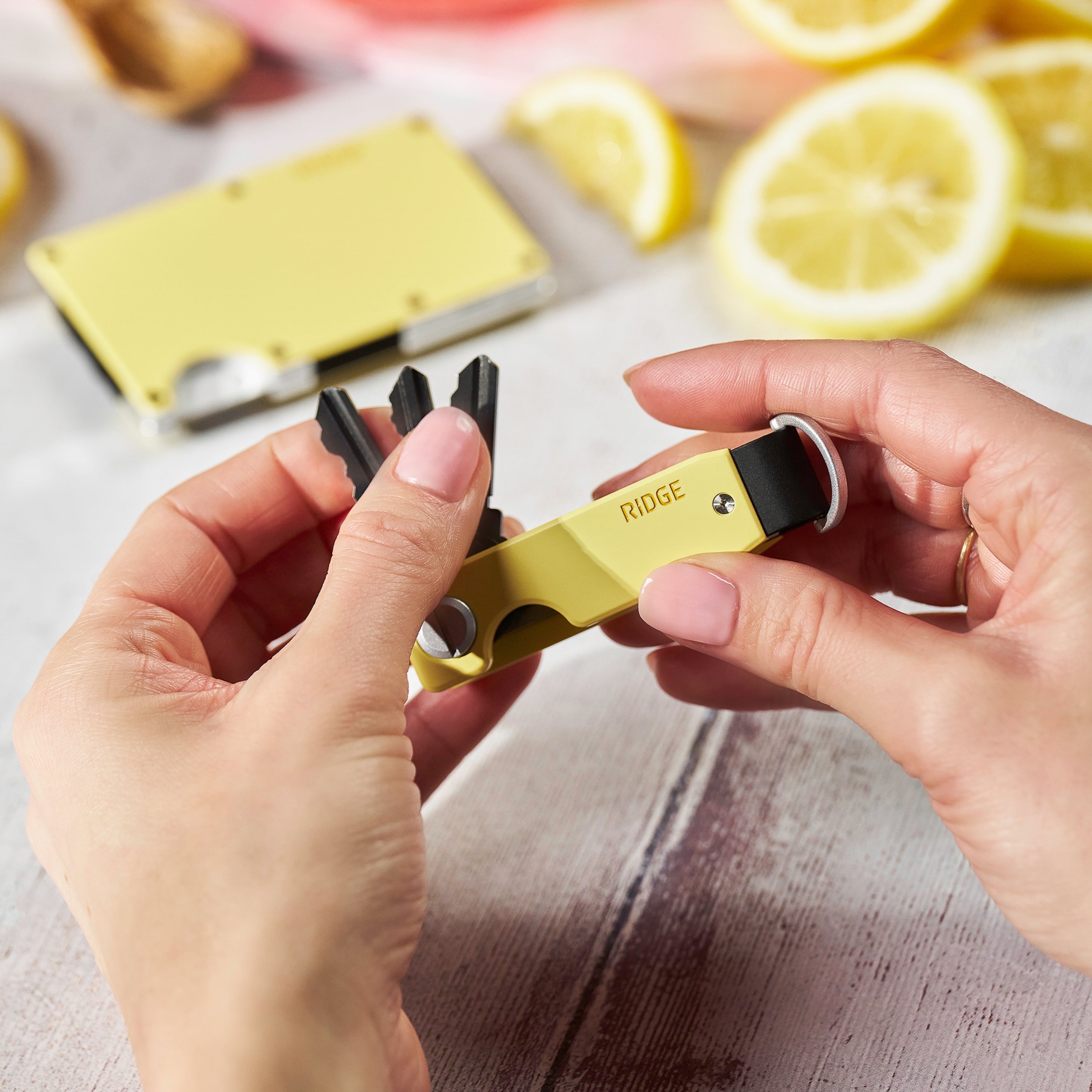 Ridge KeyCase - Lemon Drop