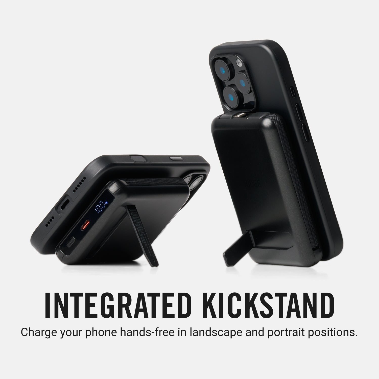 Everyday Charging Kit - iPhone 16 Pro Max - Midnight Black Leather