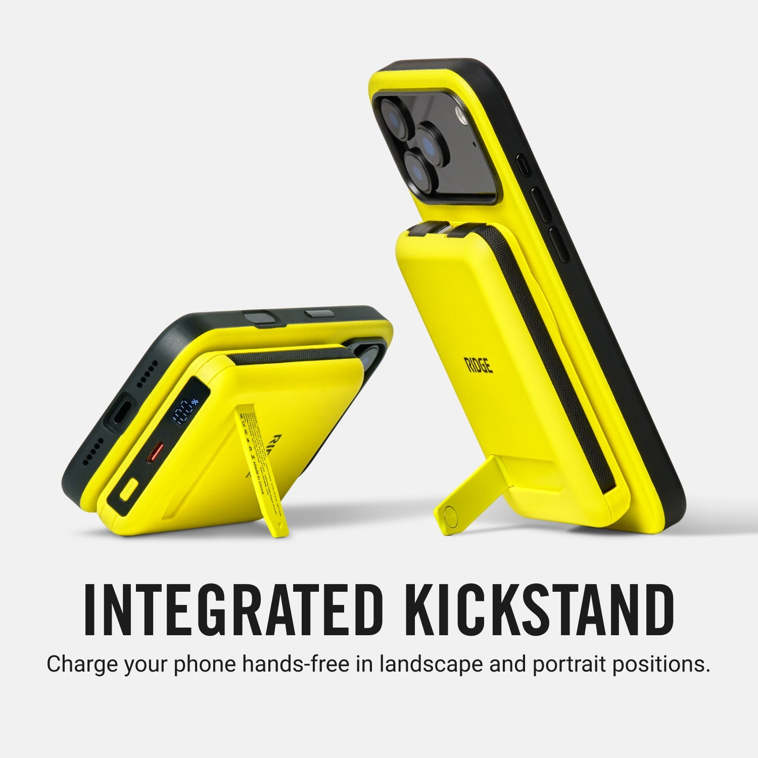 Magnetic Power Bank - Hyper Lime