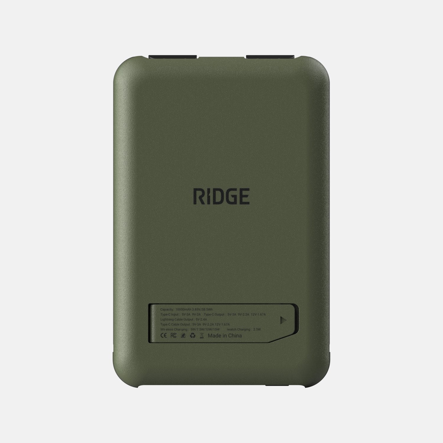 Magnetic Power Bank - Matte Olive