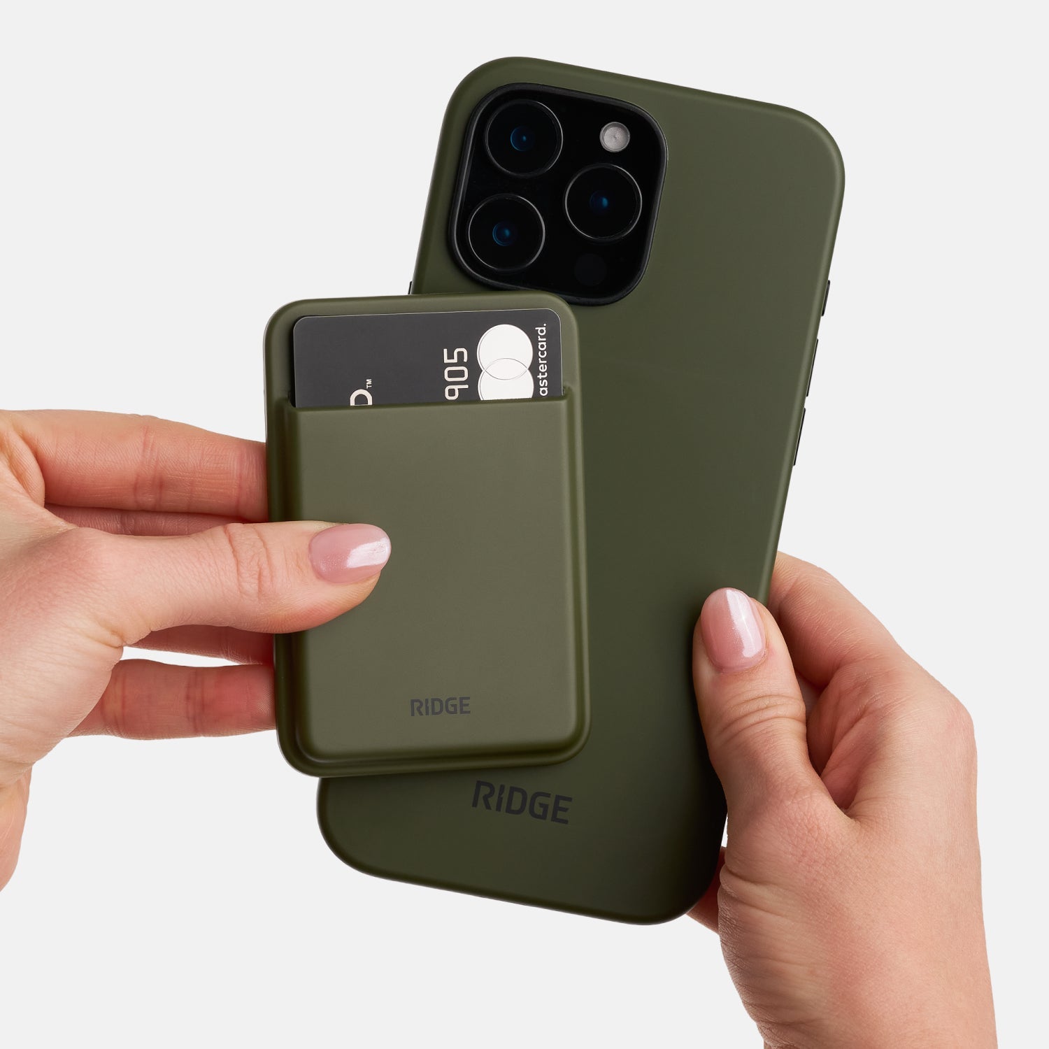 MagSafe Cardholder - Matte Olive