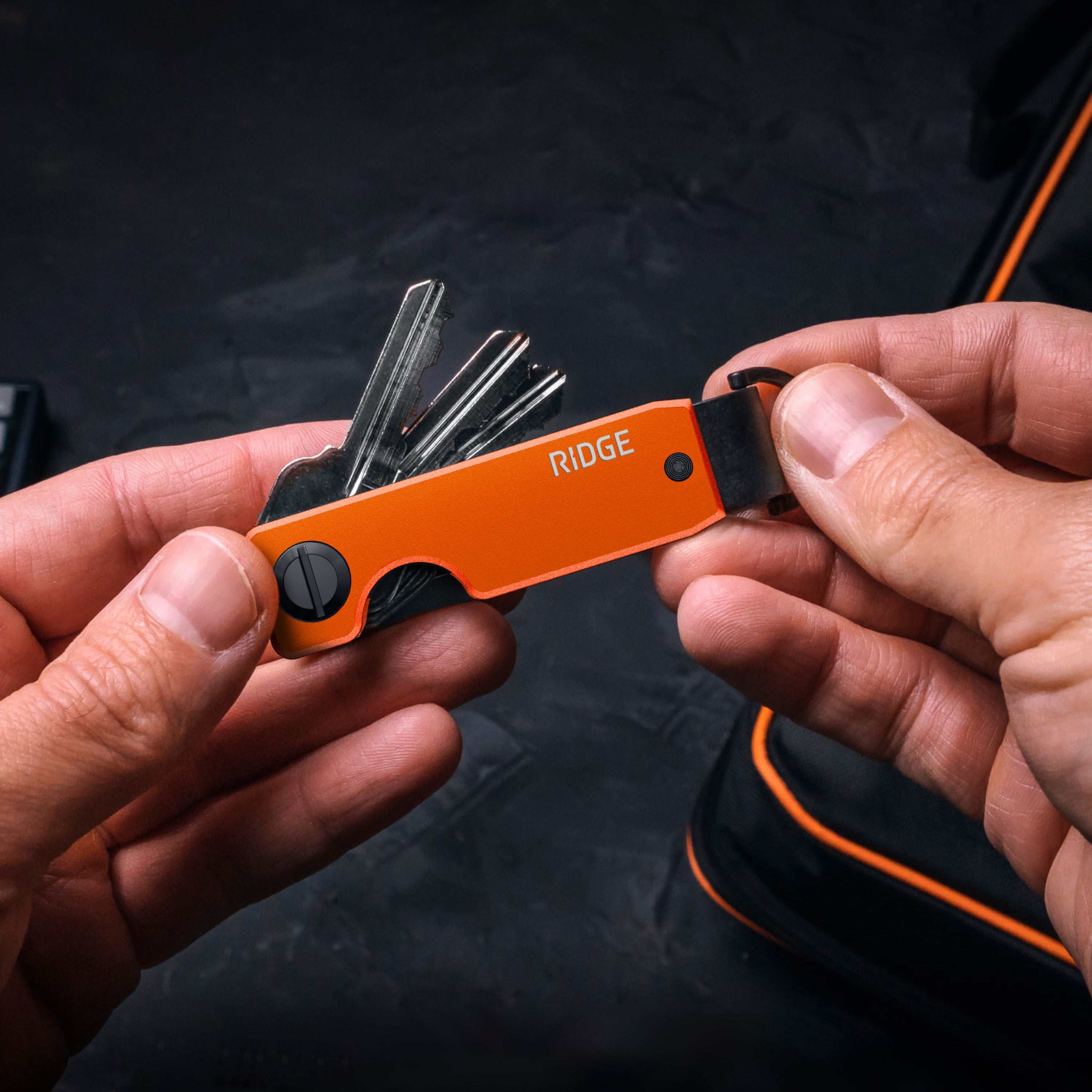 Ridge KeyCase - Basecamp Orange