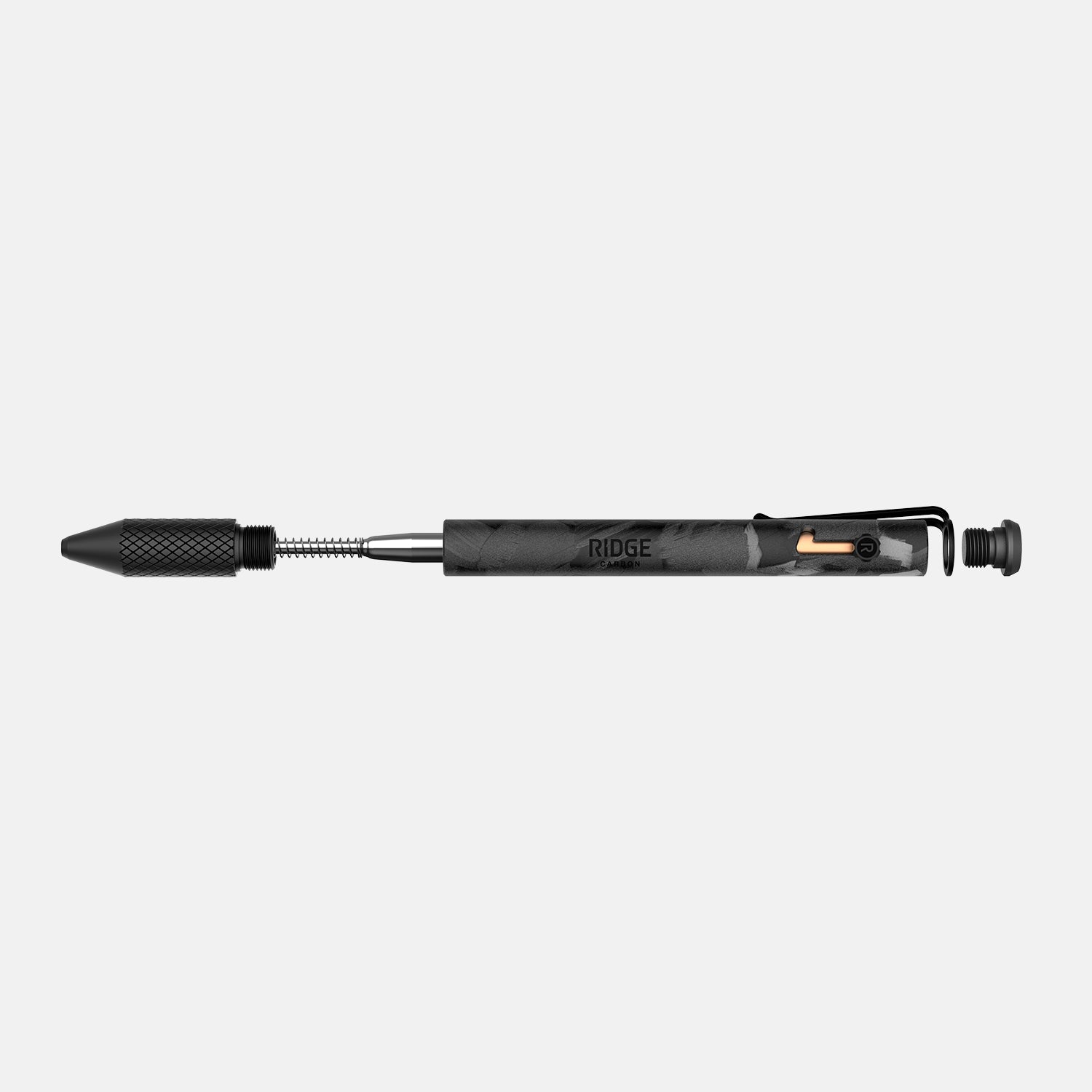 Ridge Bolt Action Pen - Forged Carbon