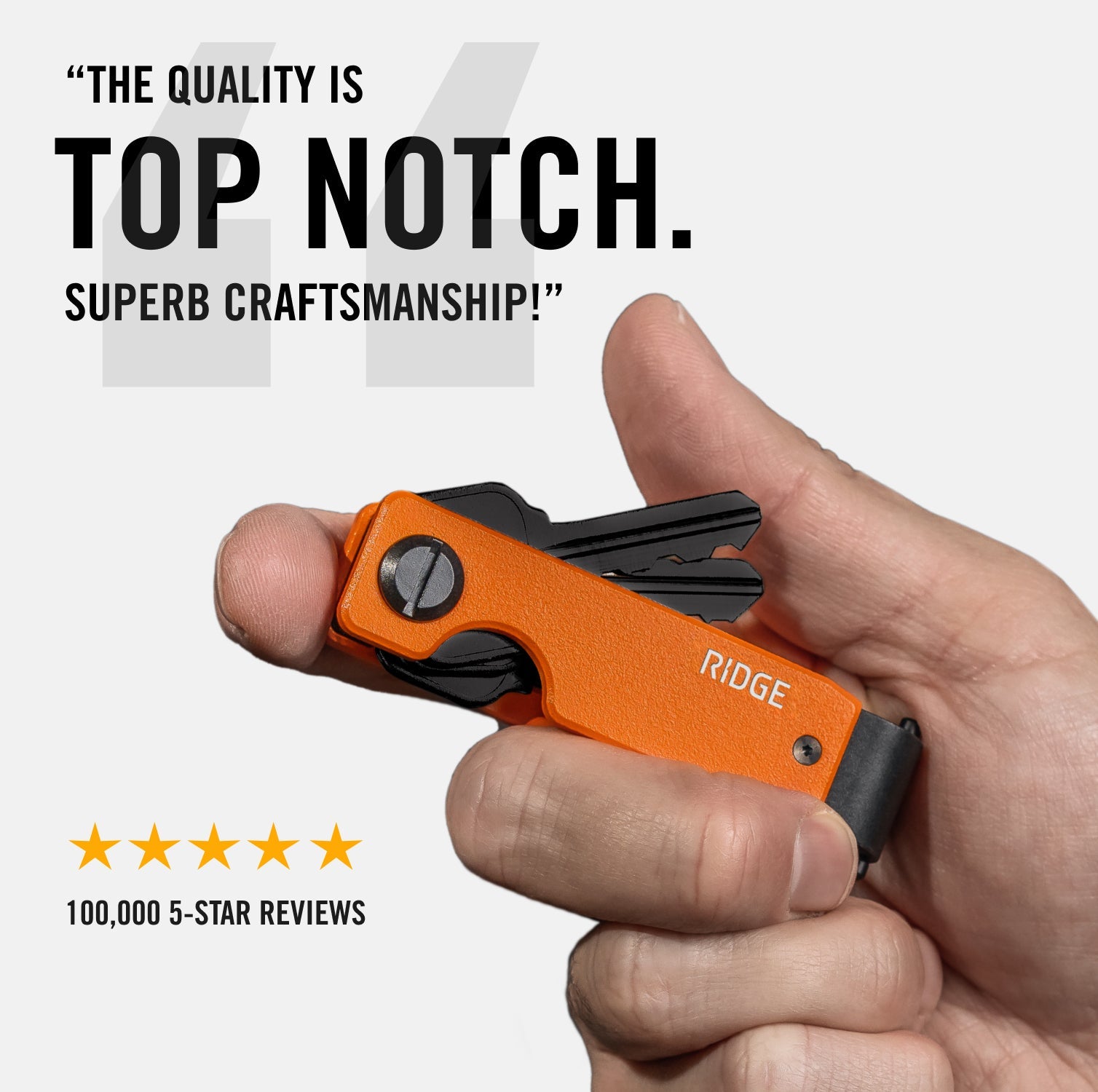 Ridge KeyCase - Platinum