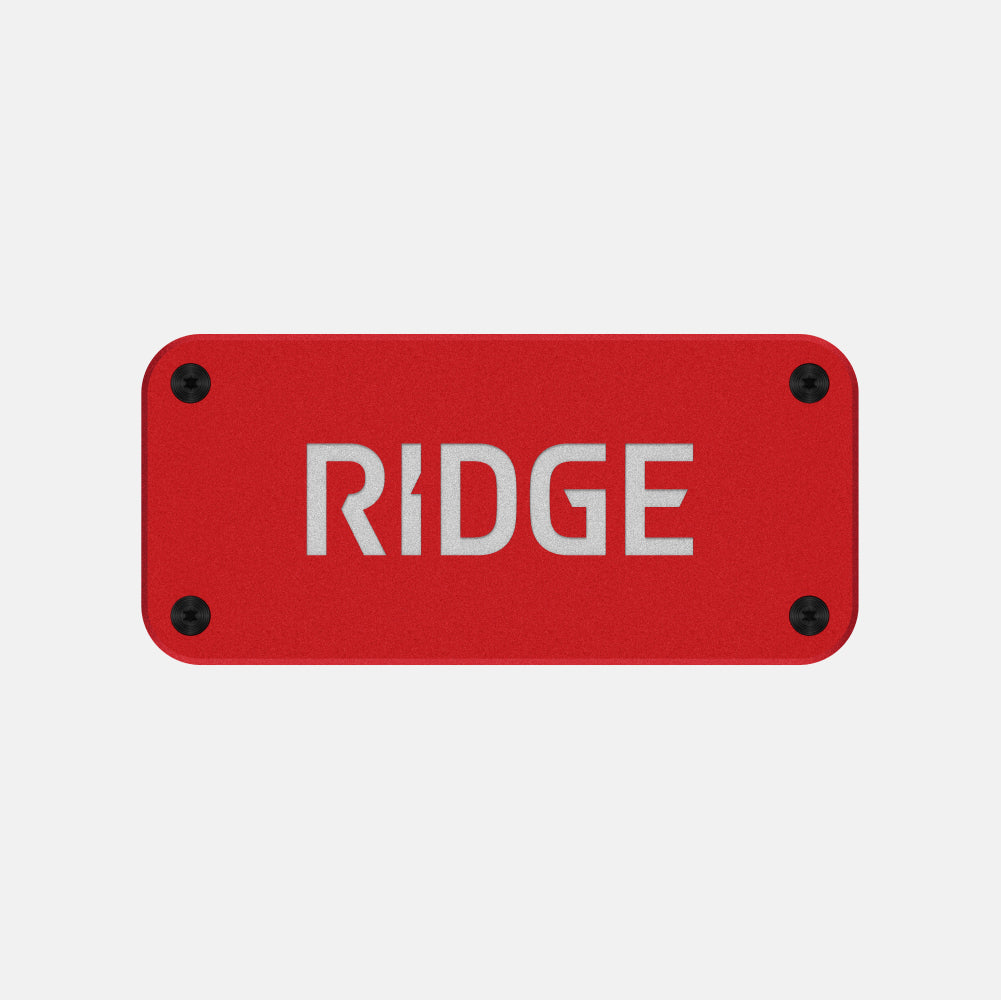 Personalized Logo Plate - Rodeo Red