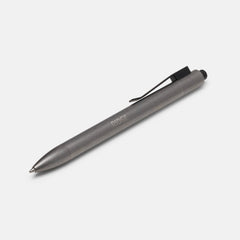 Ridge Click Pen - Stonewashed Titanium