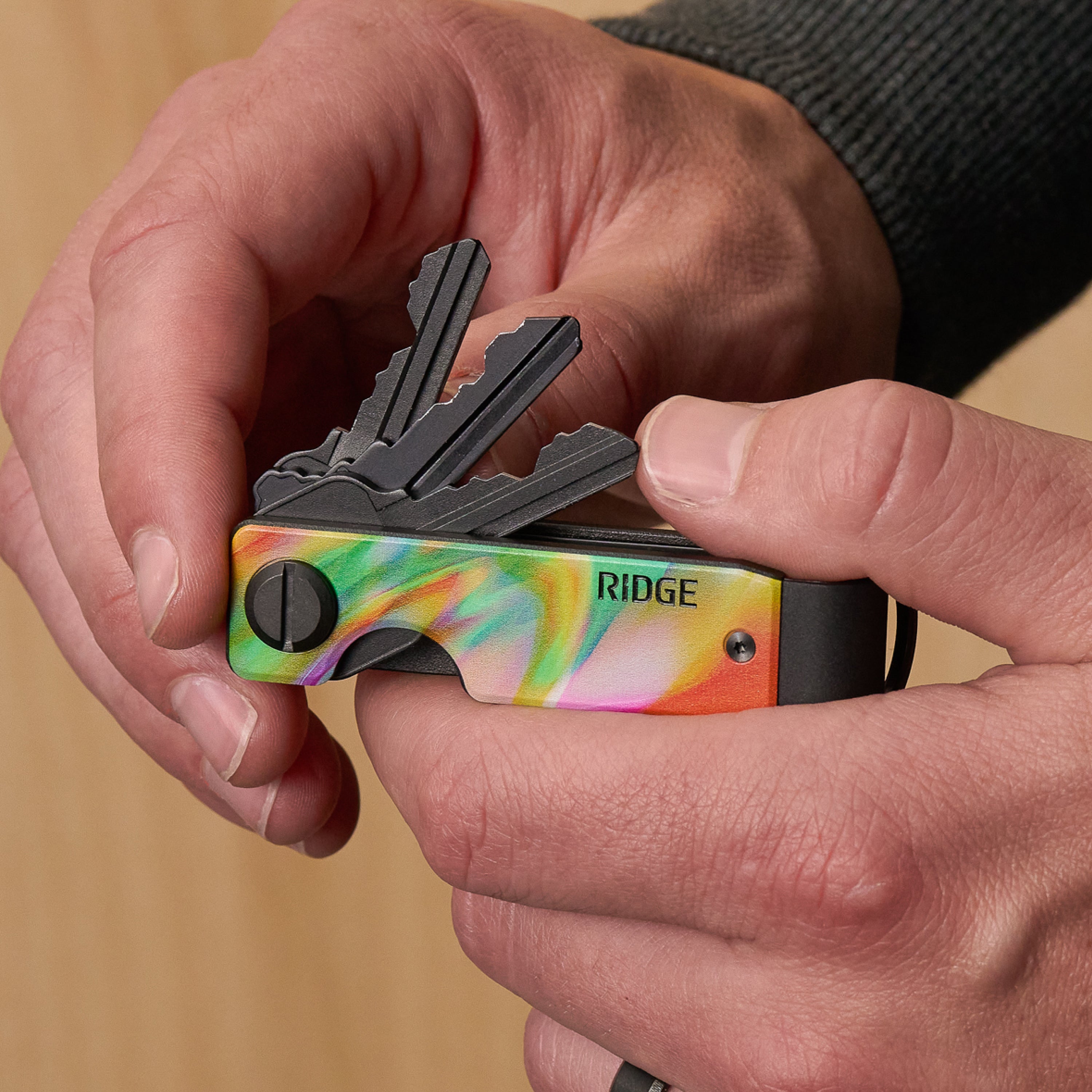 Ridge KeyCase - Tie Dye