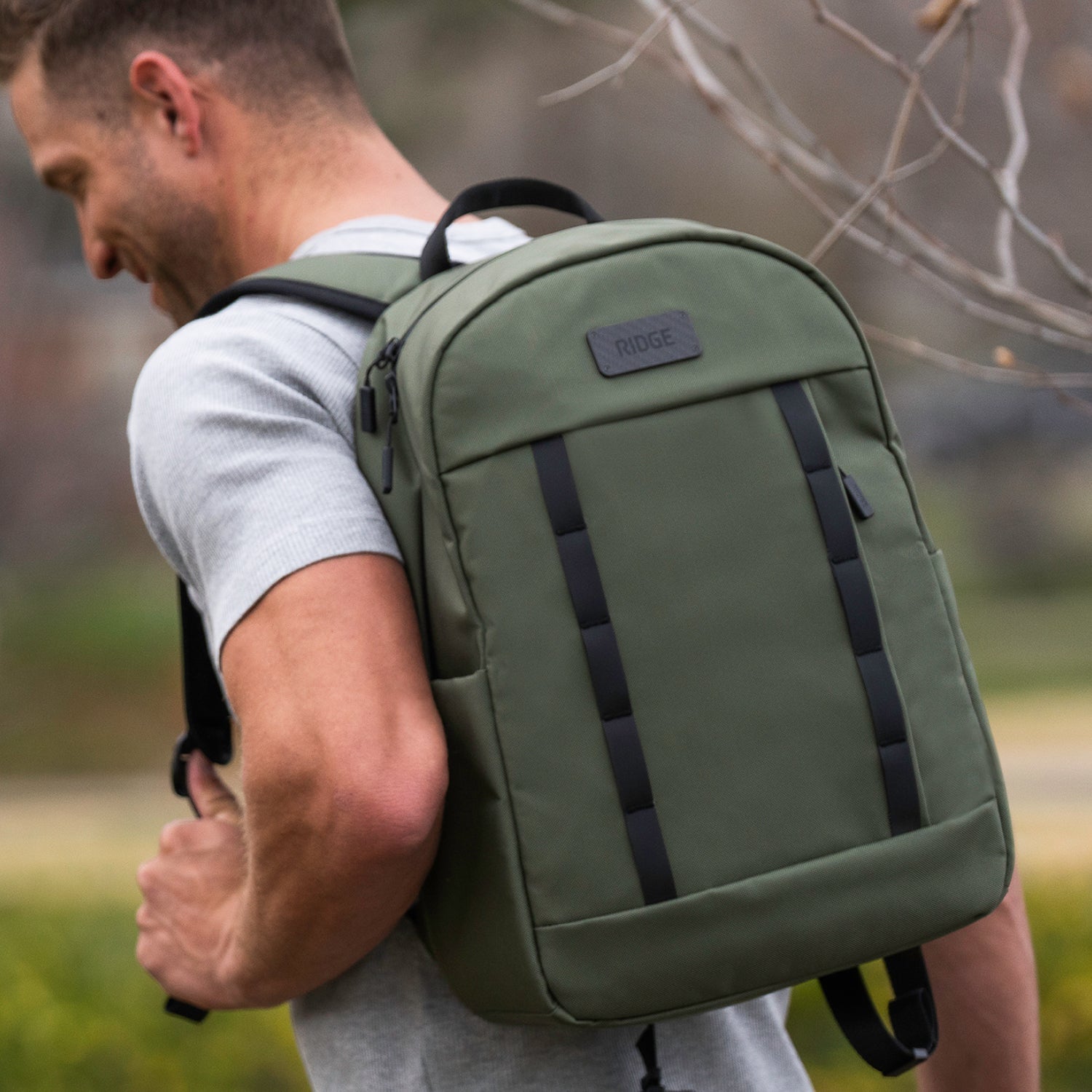 Commuter Backpack 18L - Matte Olive