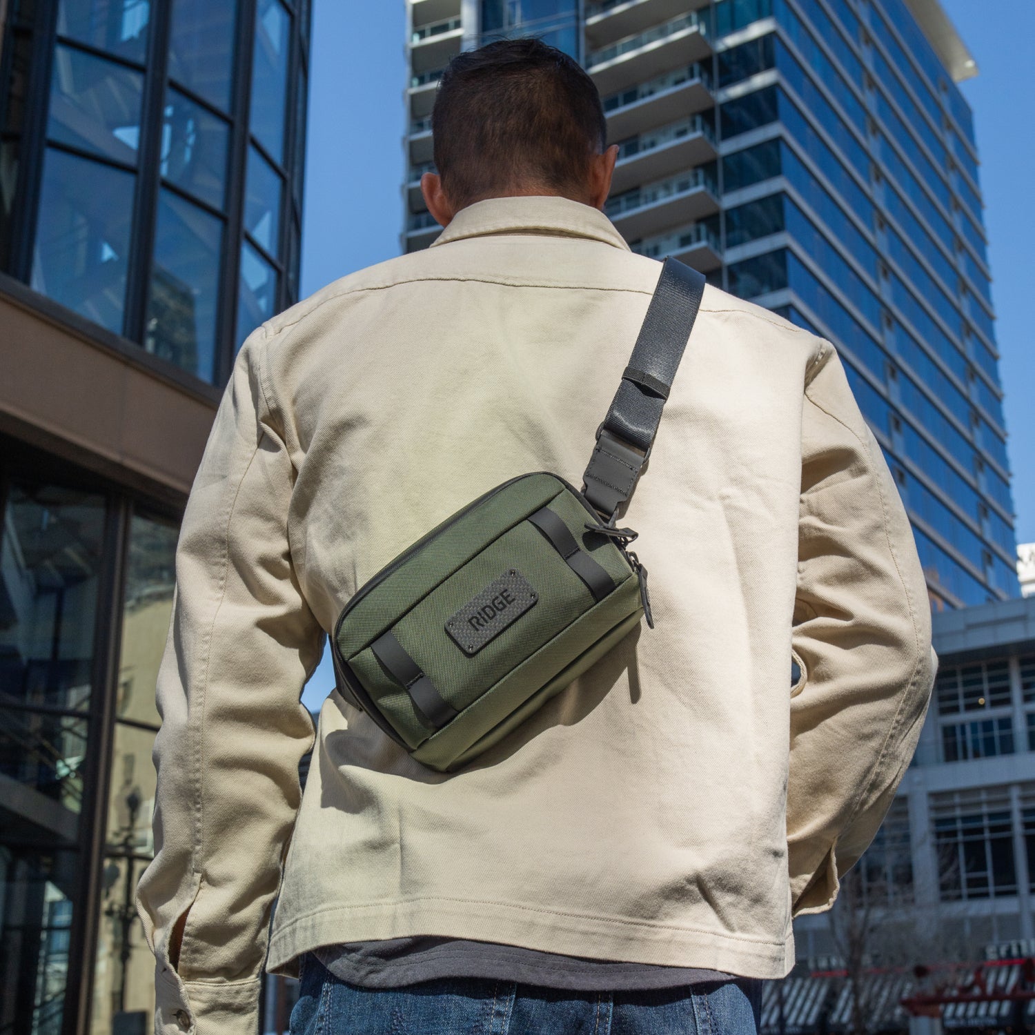 Commuter Sling - Matte Olive