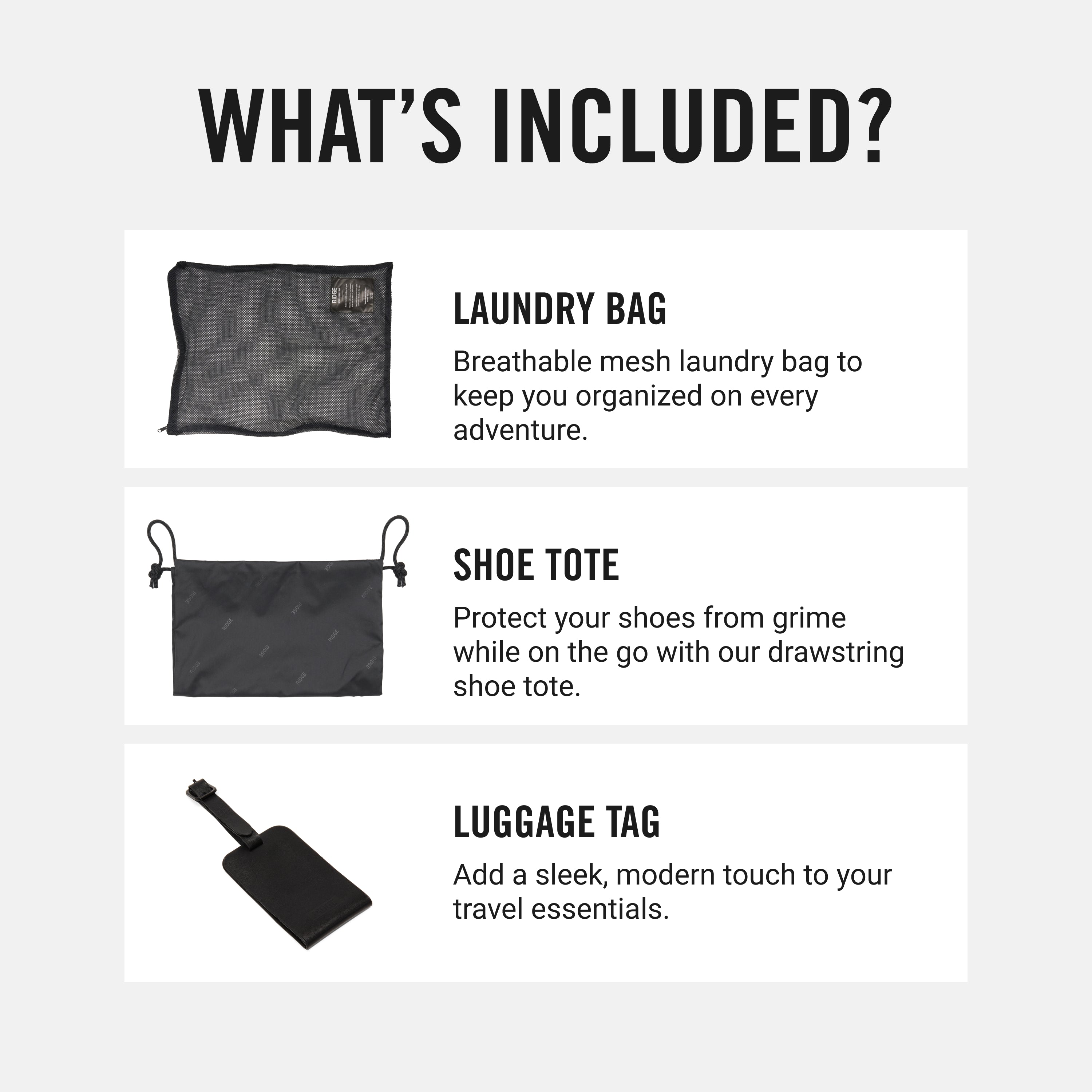 Ridge Frequent Flyer Kit - Gunmetal