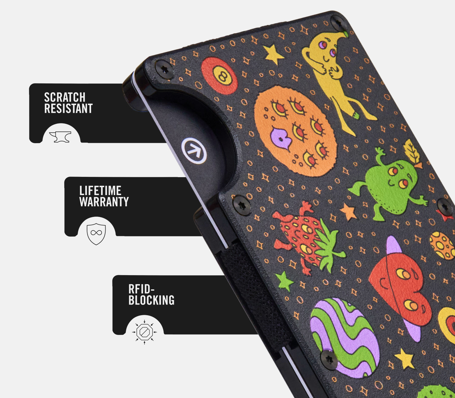 Ridge Wallet - Claire Morales - Space Fruit