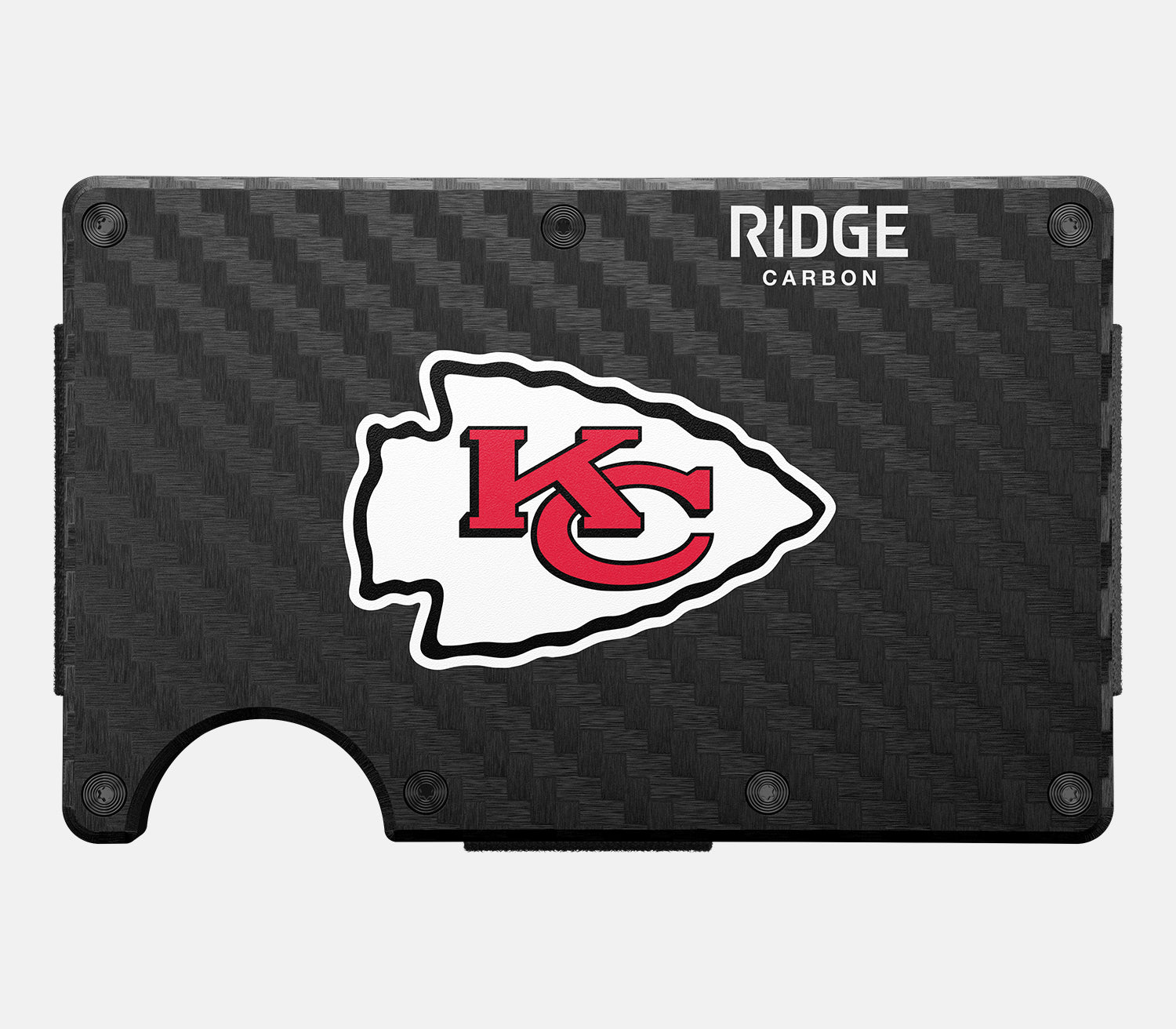 Ridge Wallet - Kansas City Chiefs - Carbon Fiber 3k