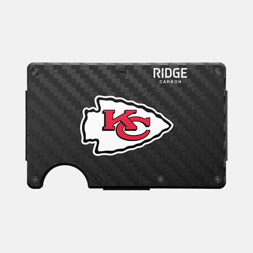 Ridge Wallet - Kansas City Chiefs - Carbon Fiber 3k