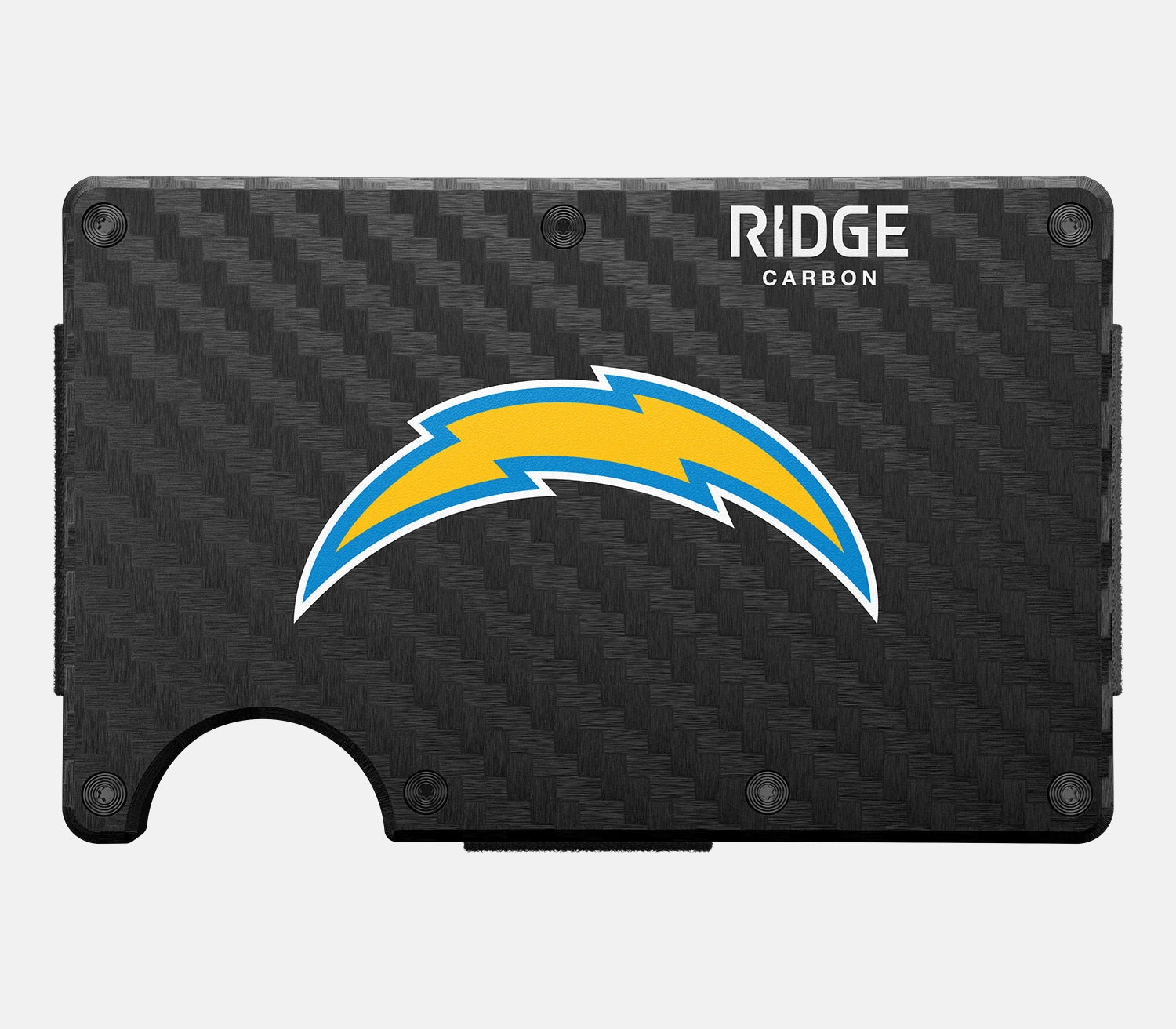 Ridge Wallet - Los Angeles Chargers - Carbon Fiber 3k