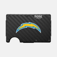 Ridge Wallet - Los Angeles Chargers - Carbon Fiber 3k