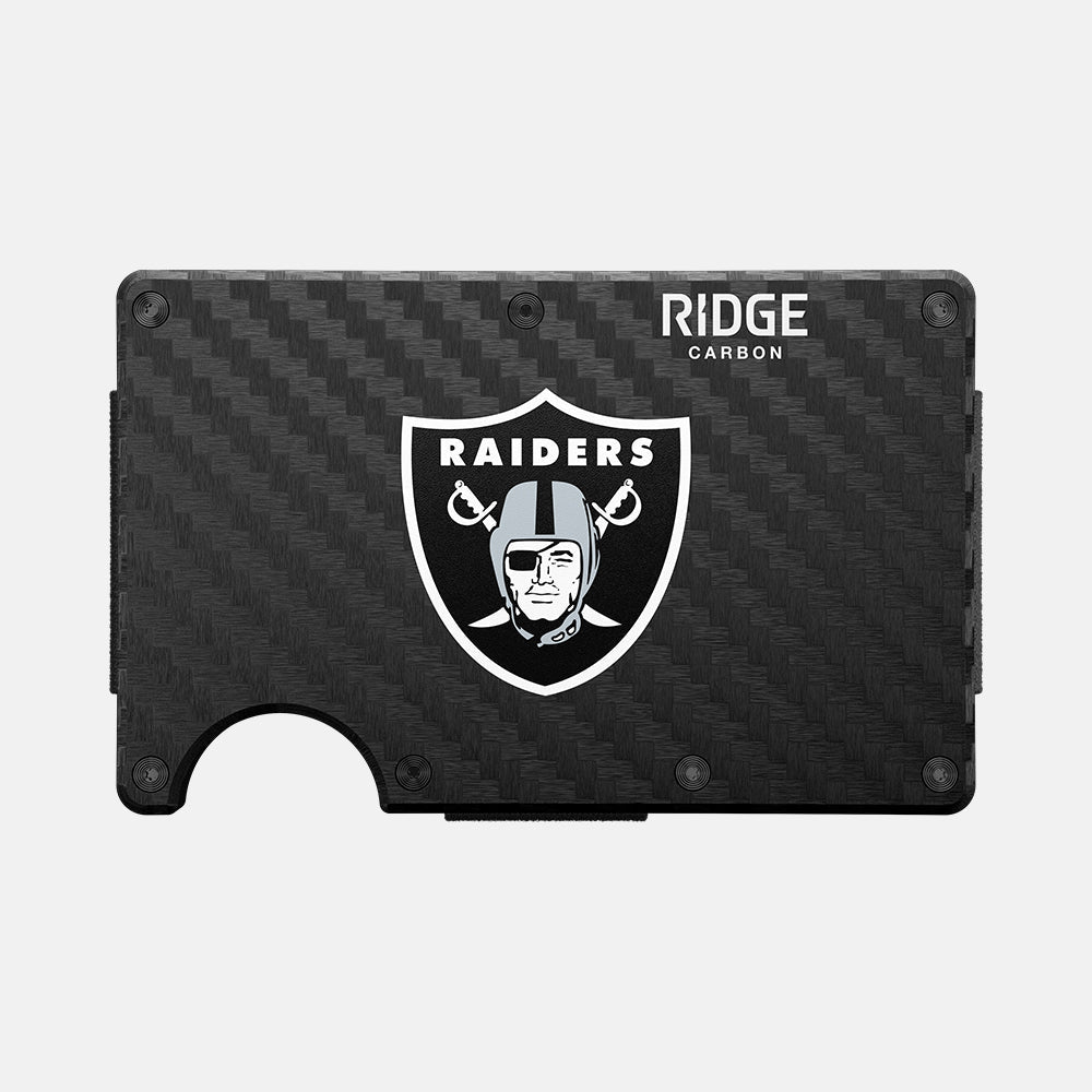Ridge Wallet - Las Vegas Raiders - Carbon Fiber 3k