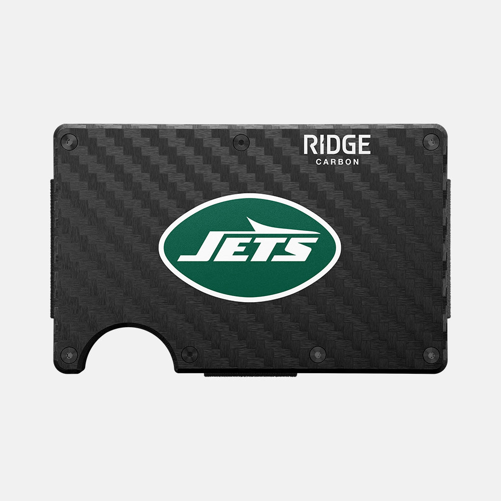 Ridge Wallet - New York Jets - Carbon Fiber 3k
