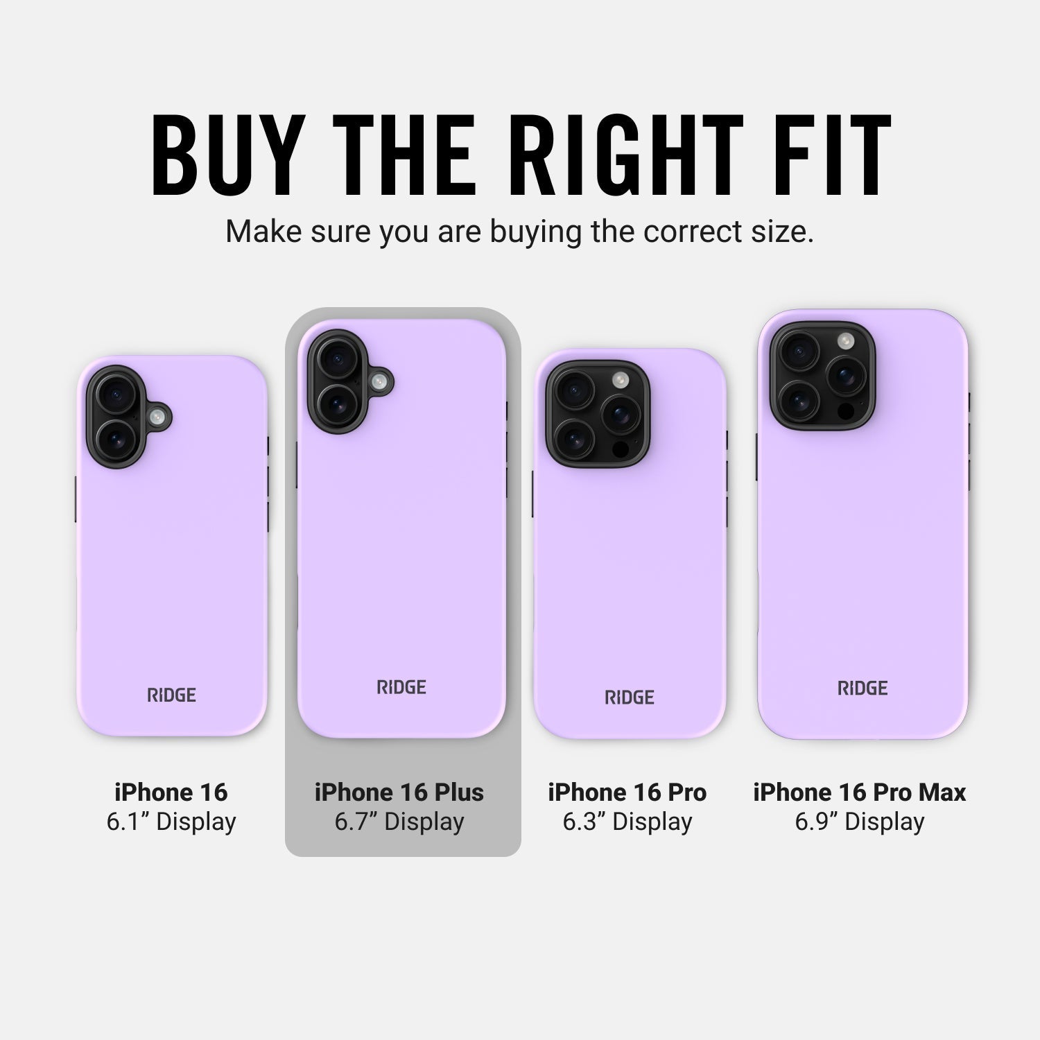 Everyday Phone Case - iPhone 16 Plus - Lavender