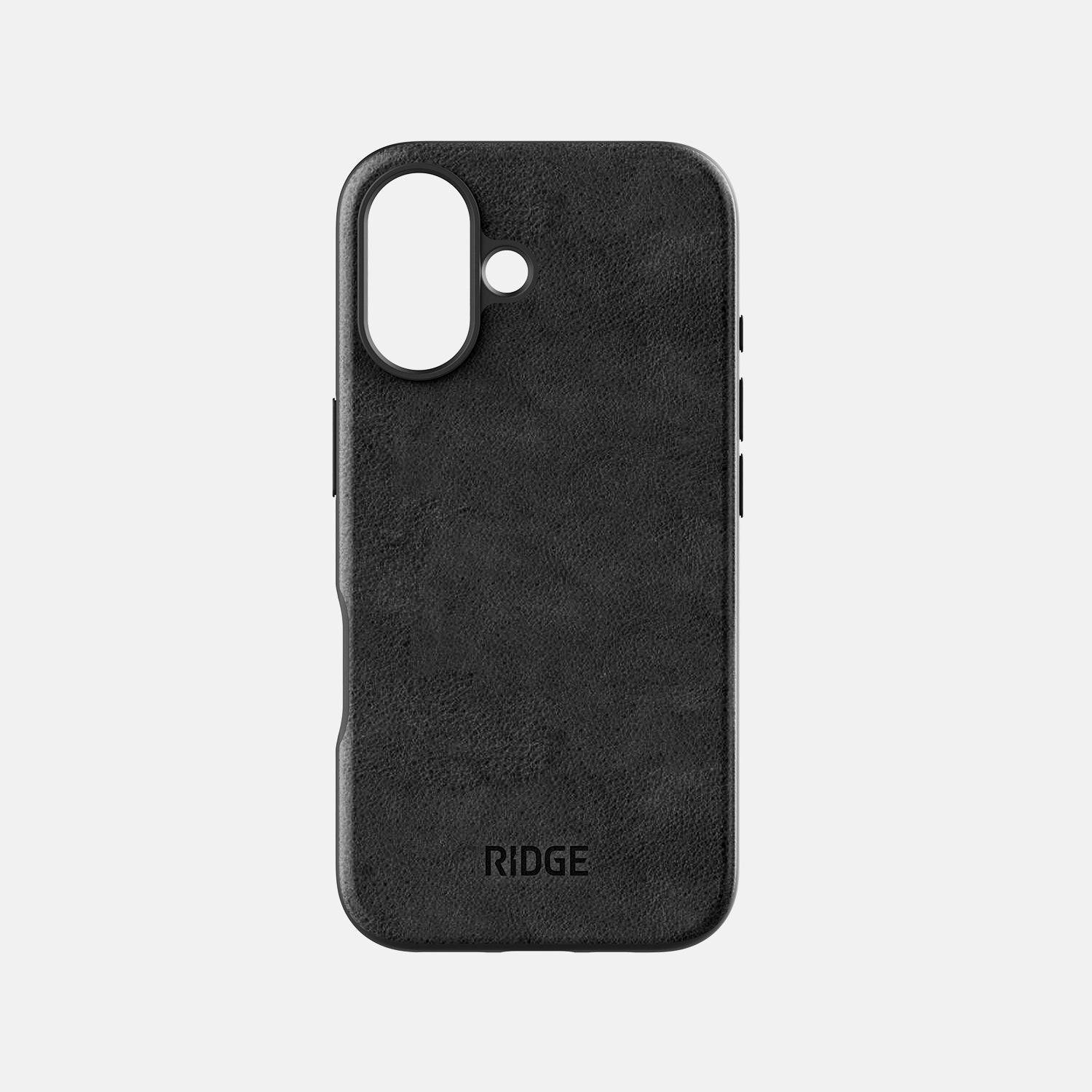 Everyday Phone Case - iPhone 16 - Midnight Black Leather