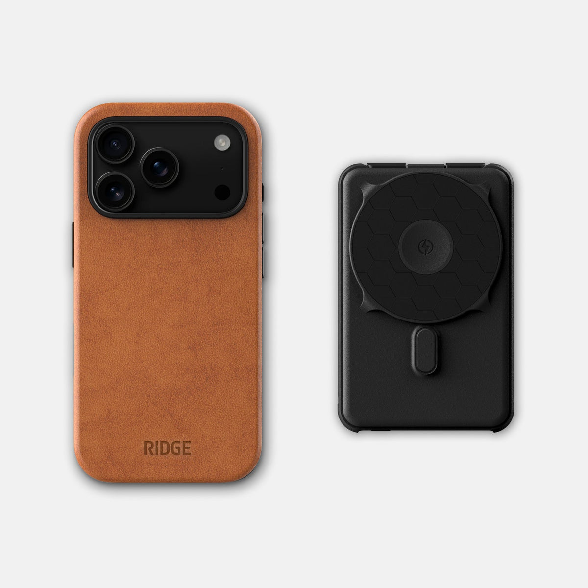 Everyday Charging Kit - iPhone 17 Pro - Tobacco Brown Leather