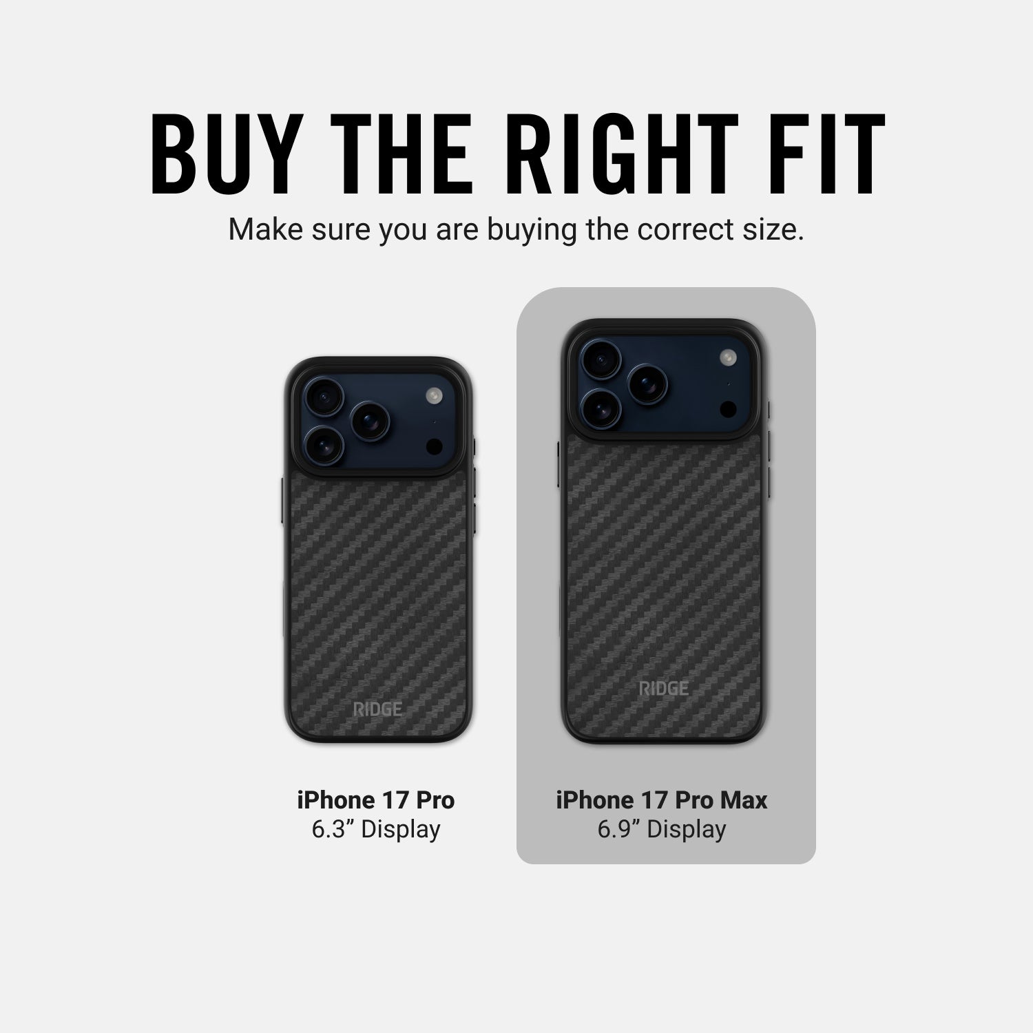 Everyday Phone Case - iPhone 17 Pro Max - Matte Black