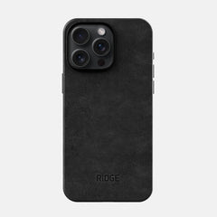 Everyday Phone Case - iPhone 15 Pro Max - Midnight Black Leather